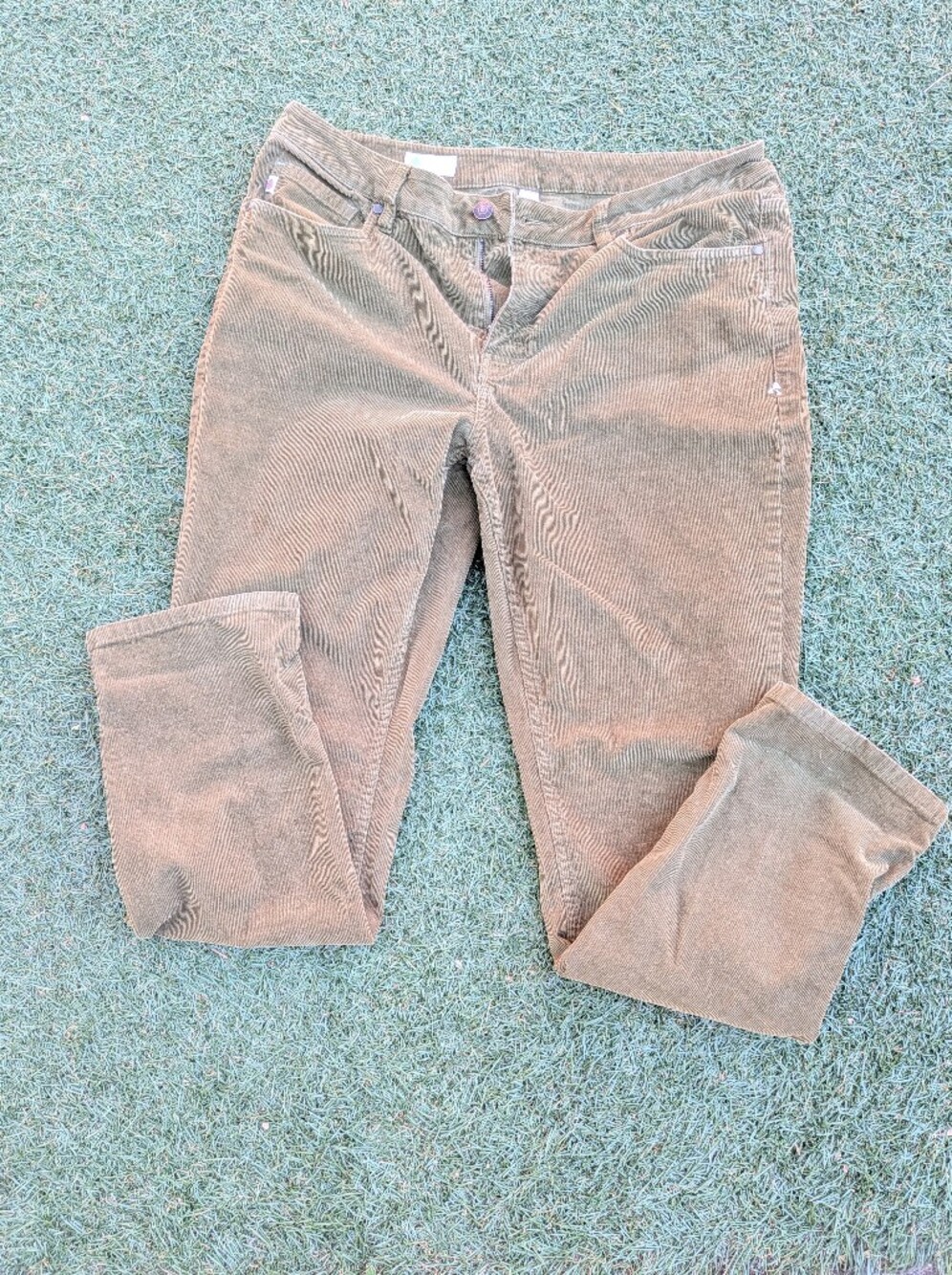 Stio Corduroy Pants in olive green